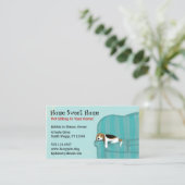 ハッピーソフードグキュートビーグルペットケア動物愛好家 名刺 (スタンド正面)