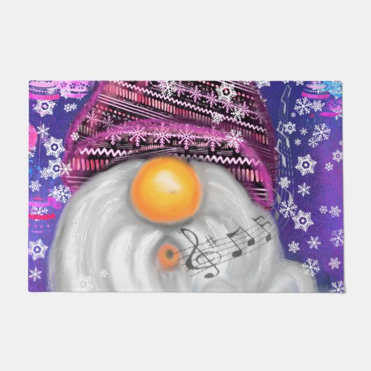 ハッピーソングによるクリスマス格言 ドアマット (正面)