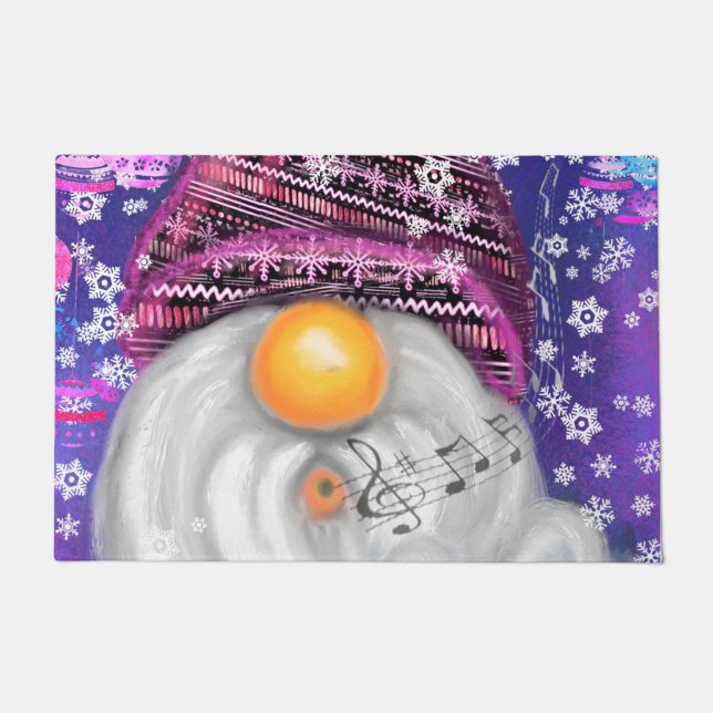 ハッピーソングによるクリスマス格言 ドアマット (正面)