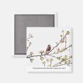 ハッピーソングを歌う鳥 マグネット (正面/裏面)