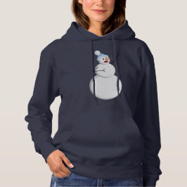 ハッピーソング雪だるまクリスマス パーカ