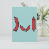 ハッピーソーセージの招待状 招待状 (スタンド正面)