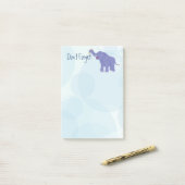 ハッピーゾウ ポストイット (デスク上)