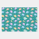 ハッピーゾーンズメドレーのミックスとマッチ ラッピングペーパーシート (正面2)