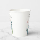 ハッピータイガーとパーティー帽子とギフト、誕生日 紙コップ (左)