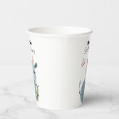 ハッピータイガーとパーティー帽子とギフト、誕生日 紙コップ (右)