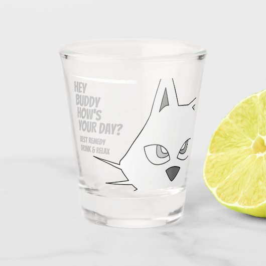 ハッピータイムグラス ショットグラス (正面)