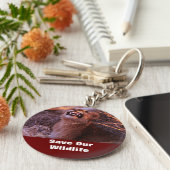 ハッピータウ救ワイルドライフキーチェーン キーホルダー (側面)