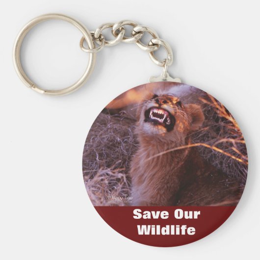 ハッピータウ救ワイルドライフキーチェーン キーホルダー (正面)