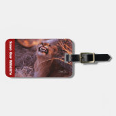 ハッピータウ救私たちの野生動物の荷物タグ ラゲッジタグ (正面横)