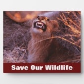 ハッピータウ救私たちの野生動物 フォトプラーク (正面)