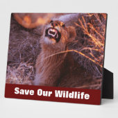 ハッピータウ救私たちの野生動物 フォトプラーク (側面)