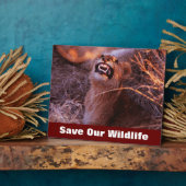 ハッピータウ救私たちの野生動物 フォトプラーク (側面)