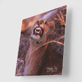 ハッピータウ スクエア壁時計 (傾斜)