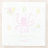 ハッピータコ誕生日 ガラスコースター (裏面)