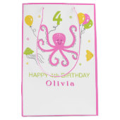 ハッピータコ誕生日 ミディアムペーパーバッグ (正面)