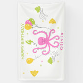 ハッピータコ誕生日 横断幕 (縦)