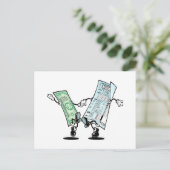 ハッピータックス還付デザイン ポストカード (スタンド正面)