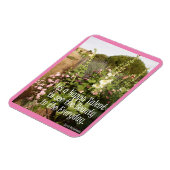 ハッピータレントピンクホリホックスコテージガーデンマグネット マグネット (左側)