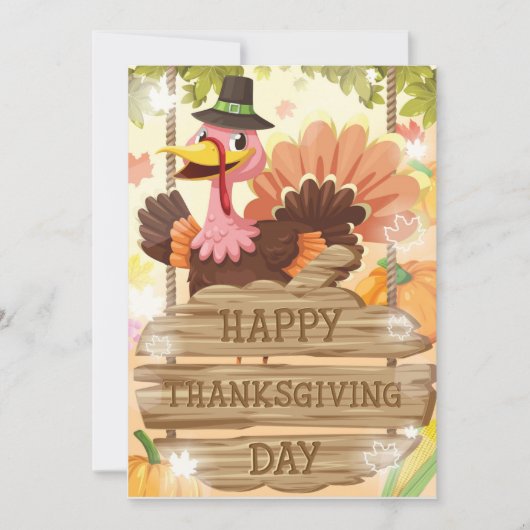 ハッピータンクスギビングデー ホリデーカード (正面)