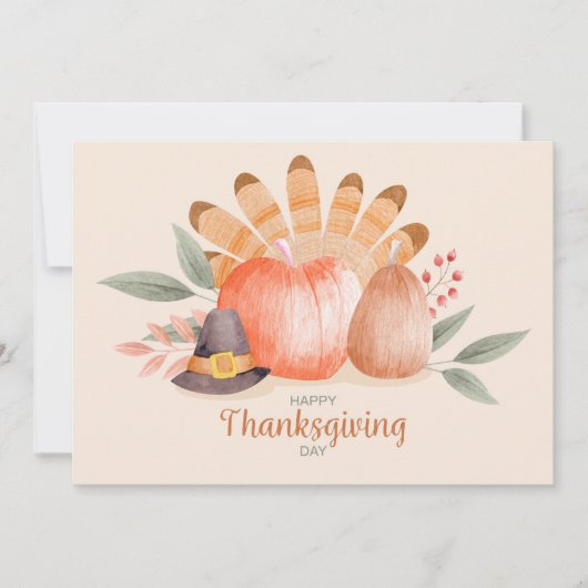 ハッピータンクスギビング シーズンカード (正面)