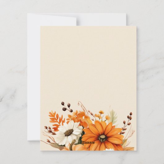 ハッピータンクスギビング シーズンカード (裏面)