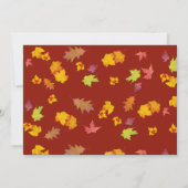 ハッピータンクスギビング ダウンロード可能なグリーティングカード 招待状 (裏面)