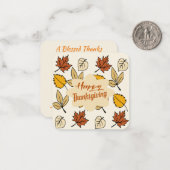 ハッピータンクスギビング ノートカード (正面/裏面インサイチュ)