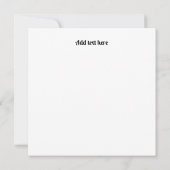 ハッピータンクスギビング パンプキン オータムリーフ フラット 招待状 (裏面)