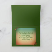 ハッピータンクスギビング、パンプキン グリーティングカード (内部)