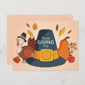 ハッピータンクスギビング ポストカード (正面/裏面)