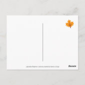 ハッピータンクスギビング ラブラドールとトラクター ポストカード (裏面)