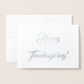 ハッピータンクスギビング！ 箔カード (封筒付き正面)