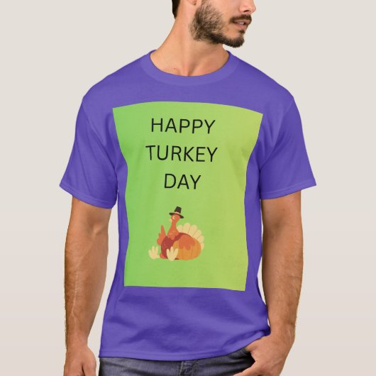 ハッピーターキーデー Tシャツ (正面)