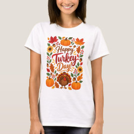 ハッピーターキーデー! Tシャツ