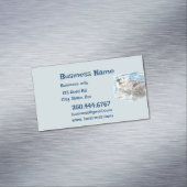 ハッピータードアニマルビジネスロゴ名刺 マグネット名刺 (インサイチュ)