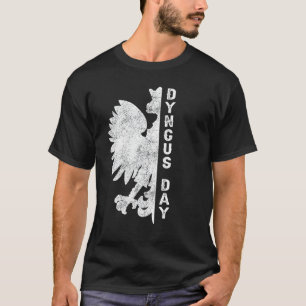 ハッピーダイナスデイポルスカポーランドホワイトイーグル Tシャツ