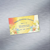 ハッピーダクリングデイサービス名刺 マグネット名刺 (インサイチュ)