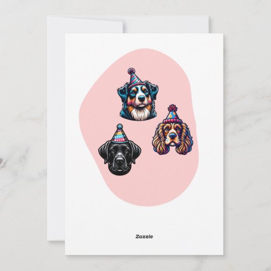 ハッピーダゴネ誕生日グリーティングカード シーズンカード (裏面)