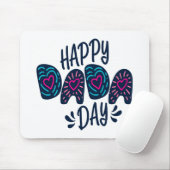 ハッピーダダダデイハッピー父の日 |マウスパッド マウスパッド (マウス)