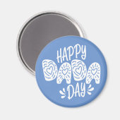 ハッピーダダダデイハッピー父の日 |マグネット マグネット (正面/裏面)