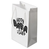 ハッピーダダダデイハッピー父の日 |抱き枕 スモールペーパーバッグ (裏面アングル)