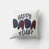 ハッピーダダダデイハッピー父の日 |装飾用クッション クッション (裏面)