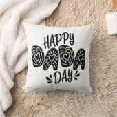 ハッピーダダダデイハッピー父の日 |装飾用クッション クッション (ブランケット)