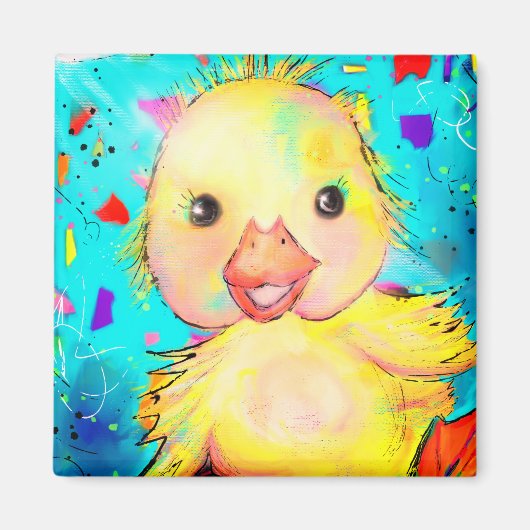 ハッピーダックマグネット マグネット (正面)