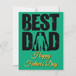 ハッピーダッドデイに最高のパパ ノートカード