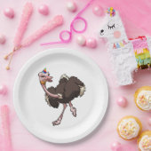 ハッピーダリッチ踊りインパーティーハットカートゥーン ペーパープレート (パーティー)