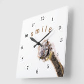 ハッピーダリッチ スクエア壁時計 (傾斜)