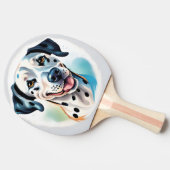 ハッピーダルマティアンドッグペット 卓球ラケット (横)