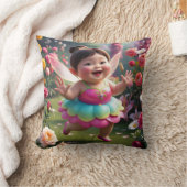 ハッピーダンスベビー妖精 クッション (ブランケット)